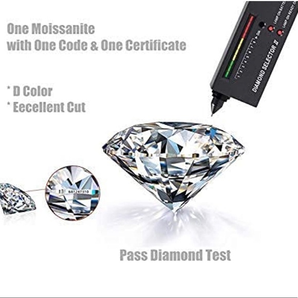 10k two tone gold vermeil dancing diamond stunning pendant 1 carat GRA CERTIFIED - Picture 5 of 6